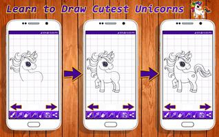Learn to Draw Cutest Unicorns स्क्रीनशॉट 3