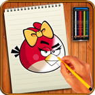 Icona Learn to Draw Angry Bird Characters