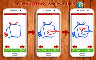 Learn to Draw Angry Bird Characters スクリーンショット 1