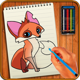 Learn to Draw Animal Jam Characters آئیکن