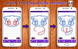 Learn to Draw Anime Animals capture d'écran 2