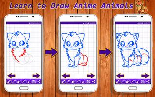 Learn to Draw Anime Animals اسکرین شاٹ 3