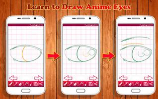 Learn to Draw Anime Eyes capture d'écran 2