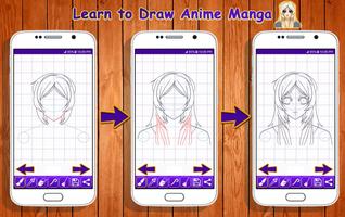 Learn to Draw Anime Manga पोस्टर