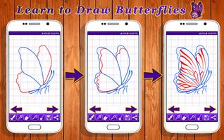 Learn to Draw Butterflies پوسٹر