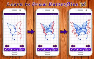 Learn to Draw Butterflies تصوير الشاشة 1