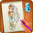 Learn to Draw Ever After High Characters 圖標