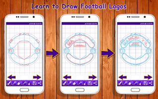 Learn to Draw Football Logos Affiche