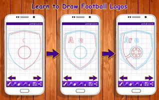 Learn to Draw Football Logos capture d'écran 2