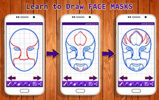 Learn to Draw Face Masks पोस्टर