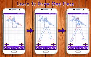 Learn to Draw One Piece Characters imagem de tela 1