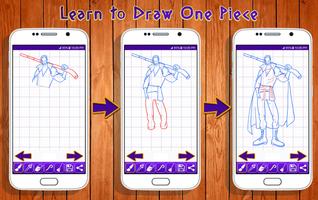 Learn to Draw One Piece Characters imagem de tela 2