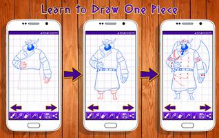 3 Schermata Learn to Draw One Piece Characters
