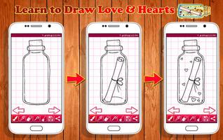 Learn to Draw Love & Hearts capture d'écran 2