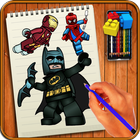 Learn to Draw Lego Comic Characters icône