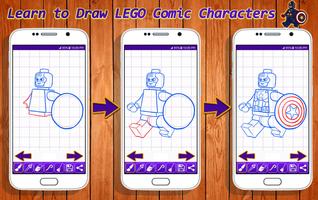 Learn to Draw Lego Comic Characters Affiche