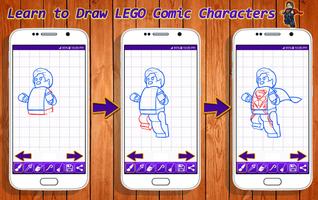 Learn to Draw Lego Comic Characters ảnh chụp màn hình 1