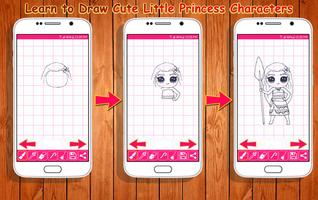 Learn to Draw Little Princess capture d'écran 2