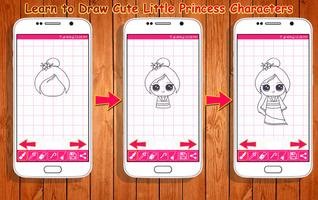Learn to Draw Little Princess capture d'écran 3
