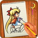 Learn to Draw Sailor Moon Characters APK