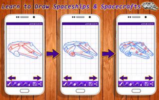 Learn to Draw Spaceships स्क्रीनशॉट 1