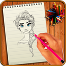 Learn to Draw Princess Characters APK