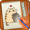 Learn to Draw Pusheen Cat Characters APK