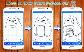 Learn to Draw Pusheen Cat Characters syot layar 3