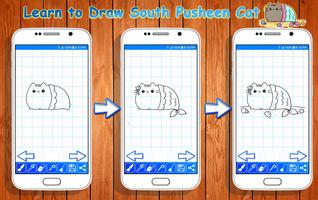 Learn to Draw Pusheen Cat Characters پوسٹر