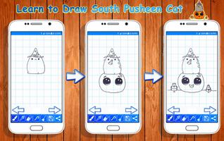 Learn to Draw Pusheen Cat Characters syot layar 2