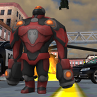 Police Iron Robot Zeichen