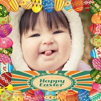 Happy Easter Photo Maker Affiche