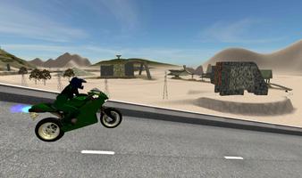 Military Motorbike Simulator syot layar 1