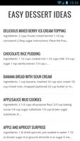 Easy Dessert Ideas Plakat