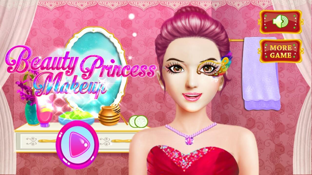 Игра визажист для девочек. Игры для девочек Princess Beauty Secrets 2. Бьюти принцессы. Игра про принцессу с красными волосами.