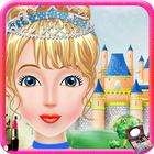 Cinderella meisjes spelletjes-icoon