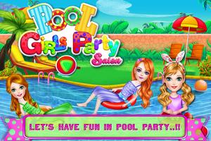 पूल पार्टी लड़कियों के खेल पोस्टर