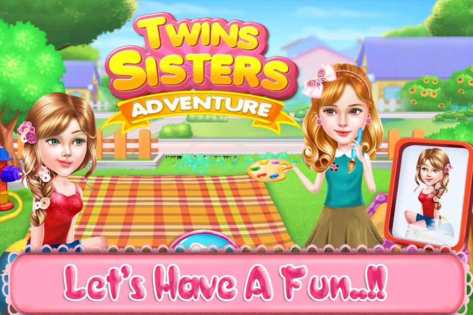 Играть в 1 сестры. Игры для девочек сестёр. Игры с сестрой. Twin sisters игра. Игра с сестрой картинка.