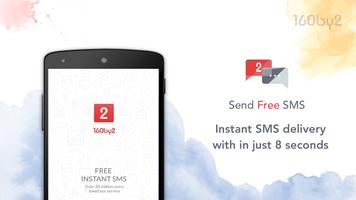 Free SMS by 160by2 Affiche