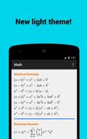 Mathematic Formulas Affiche