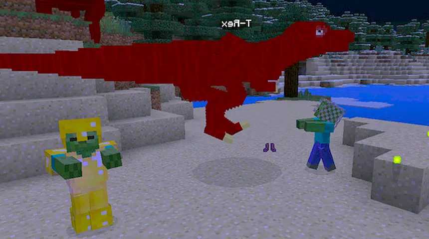 T-Rex dinosaur – mod for Minecraft APK voor Android Download