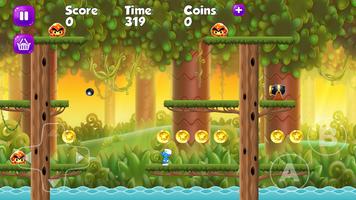Smurf Run in Jungle Adventure capture d'écran 2