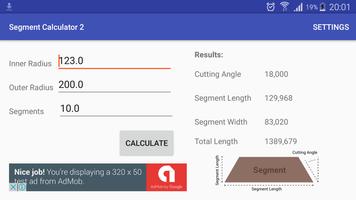 Segment Calculator 2 تصوير الشاشة 1