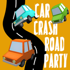 Car Crash Road Party-icoon
