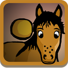 Harold the horse by the hedge icon