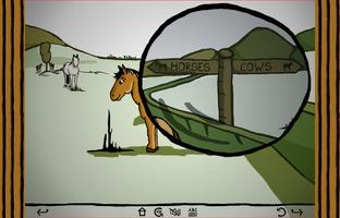 Harold the horse by the hedge imagem de tela 1