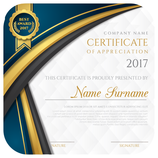 Certificate Maker app pro