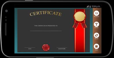 Certificate Maker ảnh chụp màn hình 2