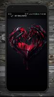 Black and  Red  Wallpapers Affiche