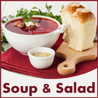 Soups & Salads Recipes in English (Free) ícone
